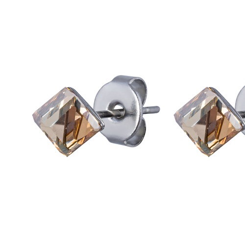 Пусеты Fiore Luna Crystal Champagne, SWE0127/1 CH S фото 3